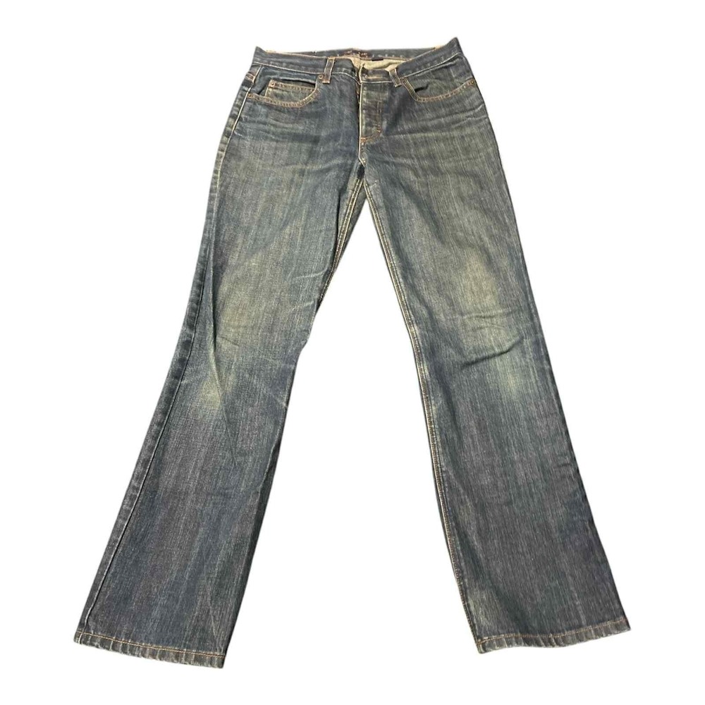 J Crew Jeans Womens 8/32 Blue Denim Bootcut Mid Rise Five Pocket Zip Fly Classic